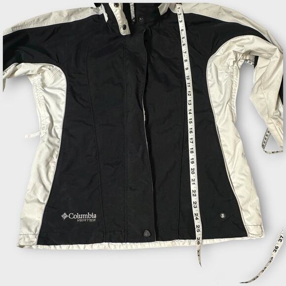 COLUMBIA Vertex Omni-Shield Women’s Waterproof Hooded Jacket Black White M - Picture 6 of 12